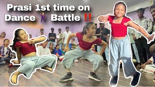 Prac First Dance Battle Competition💃🏻Sets Floor On Fire🔥Dance Battle என்னமா Energy ஆடுறா⁉️Shocked🤭😱 [upl. by Nylecyoj488]