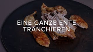 Eine ganze Ente tranchieren Schritt für Schritt [upl. by Eniluap]