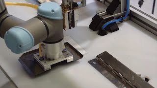 Robot Adhesive Dispensing  Cobot Gluing [upl. by Atimed838]