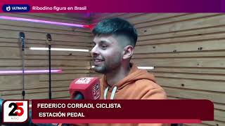 Federico Corradi ciclista  Estación Pedal [upl. by Fenton465]