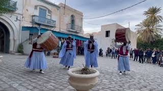 Amazigh Dance performance in the Houmt Souk community of Djerba Tunisia December 2022 [upl. by Ainet720]