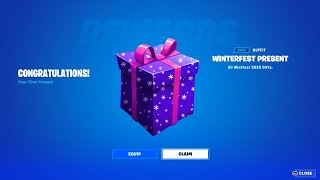 INIZIA LEVENTO DEL WINTERFEST 2023 CON UN SACCO DI REGALI GRATISSFIDE E NUOVE ARMI SU FORTNITE [upl. by Liw]