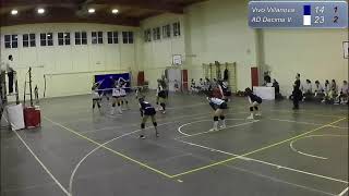 2° Div  Villanova Volley VS AD Volley Decima [upl. by Nevada]