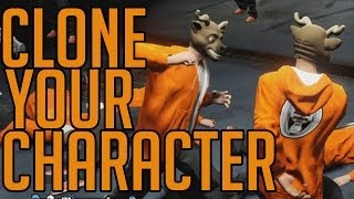 GTA5  Funny Glitch Clone Your Character amp Fight Them EC [upl. by Annaitsirhc]