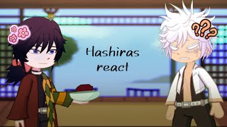 Hashiras react to Tomioka Giyuu  part 1  demon slayer  gacha [upl. by Gitlow373]