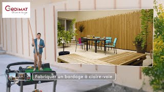 Comment fabriquer un bardage à clairevoie  Ma Maison de A à Z [upl. by Ynnub38]