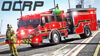 Firefighting Los Santos  GTA 5 OCRP [upl. by Chandless745]