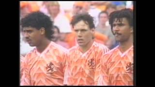 1990 World Cup  Holland preview with Gullit Van Basten and Rijkaard montage  BBC [upl. by Eimyaj615]