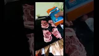 Costeletas de ternera 🥩 papas a doble cocción 🥔 y huevos fritos 🍳 Busca en mi canal el paso a paso❣️ [upl. by Aleksandr608]