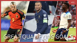 EURO 2024 Great Qualifying Goals  Trossard Mbappé Saka [upl. by Allix]