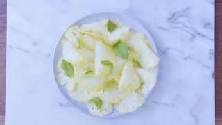 Recette Sportive  Carpaccio Ananas [upl. by Lleval146]