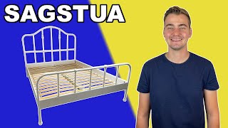 Step By Step  SAGSTUA Bed Frame IKEA Tutorial [upl. by Mandy]