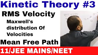 Root Mean Square Velocity 26  States of matter  Class 11th NEET IIT amp JEE [upl. by Backler361]