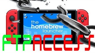 How To  Install the HomeBrew Launcher With FTP on the switch [upl. by Trebor]