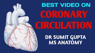 CORONARY CIRCULATION OF HEART [upl. by Anilem]