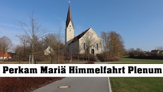 Perkam Pfarrkirche Mariä Himmelfahrt Vollgeläut [upl. by Melita]