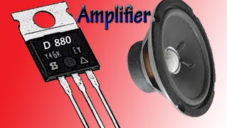 Amplifier Using D 880 How To Make Amplifier Using 880 TransistorD 882 AMPLIFIER CIRCUIT [upl. by Calypso]