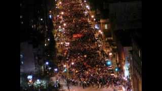 Manifestation étudiante 27 Avril 2012 soir Sherbrooke et StLaurent 2 [upl. by Euh]