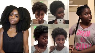 MY 4C HAIR GROWTH OVER THE YEARS FROM BIG CHOP [upl. by Downes]