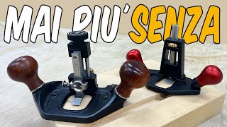 Incastri perfetti con la pialla Router Plane  Utensili Falegnameria Manuale [upl. by Nytsuj]