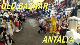 Old Bazaar of Antalya  Shopping in Antalya 2022  Thousands of Fake Famous Brand [upl. by Dorise]