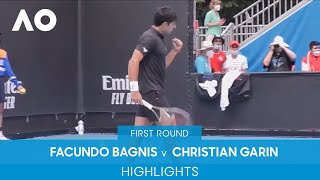 Facundo Bagnis v Christian Garin Highlights 1R  Australian Open 2022 [upl. by Andromede759]