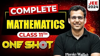 Complete Class 11th MATHEMATICS in 1 Shot  Maha Revision  JEE Main 2024 [upl. by Nittirb]