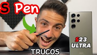 ¿Cómo Funciona el S Pen del SAMSUNG S23 ULTRA samsungs23ultra spen [upl. by Duval]