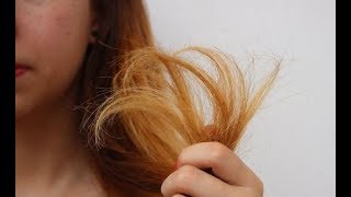 How to remove split ends with mayonnaise hair mask [upl. by Auqinom]