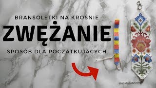 Wyplatanie koralikami na krośnie  jak zwęzić bransoletkę ★ TUTORIAL BEADING ★ Prosty sposób [upl. by Leake]