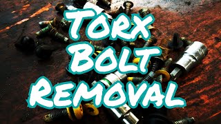 Jeep Torx Bolt Removal Without Stripping Them My method on how to remove those annoying bolts [upl. by Ziwot]