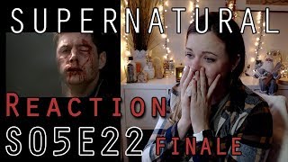 Supernatural Reaction 5x22 Finale  DakaraJayne [upl. by Adiell]