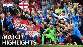 Croatia v England  2018 FIFA World Cup  Match Highlights [upl. by Rosa]