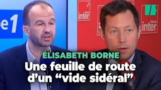 La feuille de route d’Élisabeth Borne n’a pas convaincu les oppositions [upl. by Strader274]