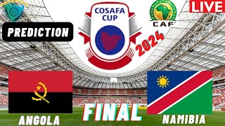 Angola vs Namibia Live Stream COSAFA Cup 2024 FINAL Commentary Score amp Highlights [upl. by Enicar]