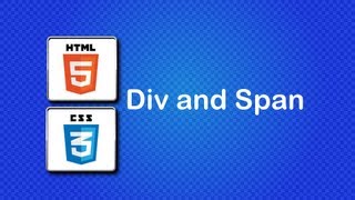 HTML5 and CSS3 Beginner Tutorial 19  Div and Span [upl. by Collbaith343]