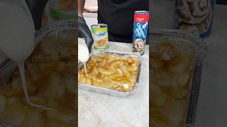 How To Make Crockpot Cinnamon Roll Apple Pie Cobbler [upl. by Azmuh245]