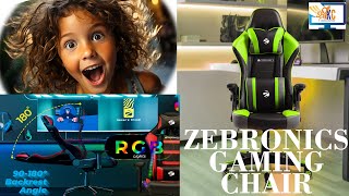 Zebronics Gaming Chair GC1400  Gaming Chair Assembly [upl. by Thayne599]