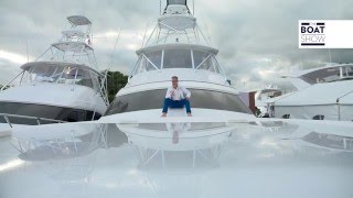 ENG HATTERAS GT 70  4K resolution  The Boat Show [upl. by Hentrich]