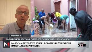 Maroc  Alerte Météo rouge  Le point avec Zine El Abidine El Houssani [upl. by Adilem943]