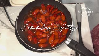 Sizzling Hotdog  Easy Recipe  Pinoy Food [upl. by Znieh751]