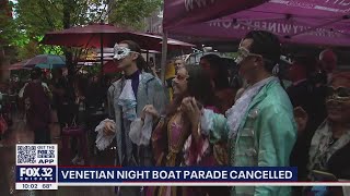 Venetian Night boat parade canceled because of weather but party continued on the Riverwalk [upl. by Oileduab41]