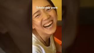 Scholarship prank funny funnyclips comedy funnyvideos comedyshorts [upl. by Furmark441]