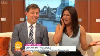 Susanna Reid  Fire Alarm on GMB 4815 [upl. by Welsh212]