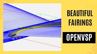 Drawing aircraft fairings with OpenVSP CAD [upl. by Bowman]