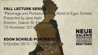 quotPatronage and Portraiture in the World of Egon Schielequot a lecture by Jane Kallir [upl. by Phillida]