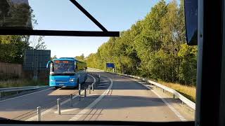 Buss 330 från Kinna till Landvetter centrum via Sätila  Del 1 [upl. by Lleznov383]