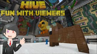 Minecraft Hive With Viewers But I Have No Title So QUACK [upl. by Ynnavoeg484]