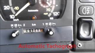 How to use a analogue Tachograph Practial [upl. by Elianora285]