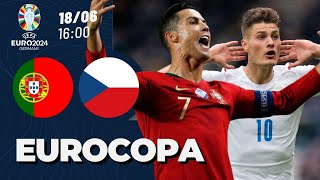 AO VIVO PORTUGAL x REPÃšBLICA TCHECA  NARRAÃ‡ÃƒO 1806  UEFA EURO 2024  1Âª RODADA  FASE DE GRUPOS [upl. by Eelame]